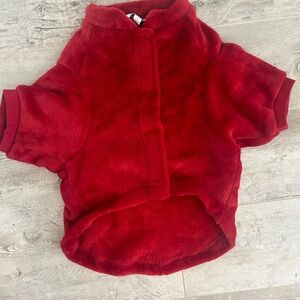 Dark Red Dog Sweater